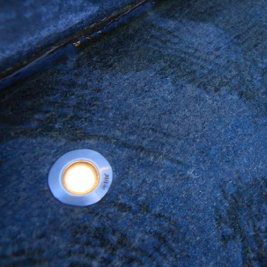 In-lite FUSION 22 RVS Integrated 12V-0.25W LED RVS 22mm WW