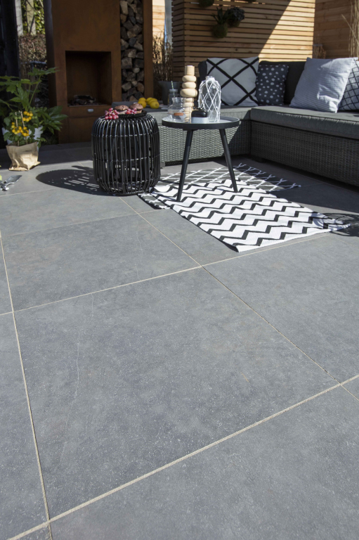 GeoCeramica 60x60x4 cm Impasto Grigio