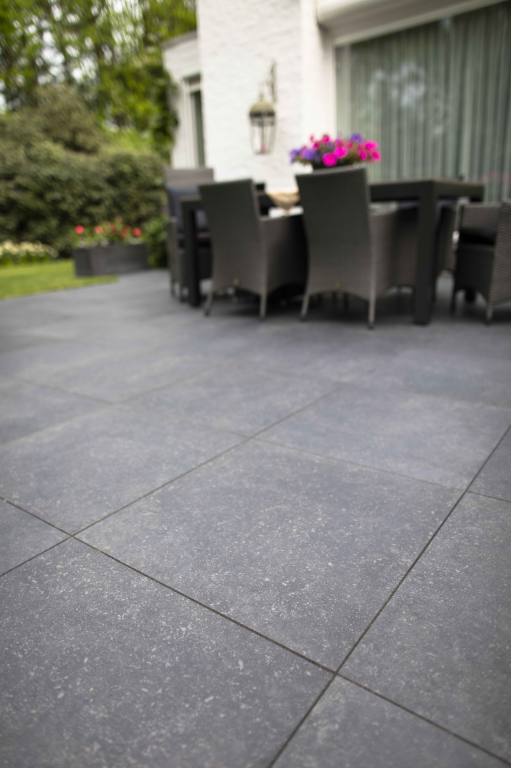 GeoCeramica 60x60x4 cm Impasto Negro