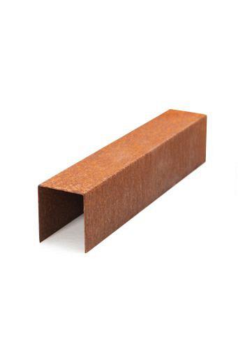 Opsluitband afdekker Corten tbv van 5cm brede banden - 200cm lang