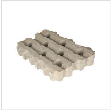 Grastegel H 41x61x12 cm Grijs