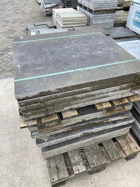 Restpartij GeoCeramica 80x80x4 cm Belgium Black - beschadigd