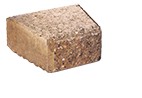 Granubrick 23.1-15.3x20x10 cm Rood-Zwart