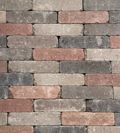 Tambour Waalformaat 5x20x7cm Terracotta mix