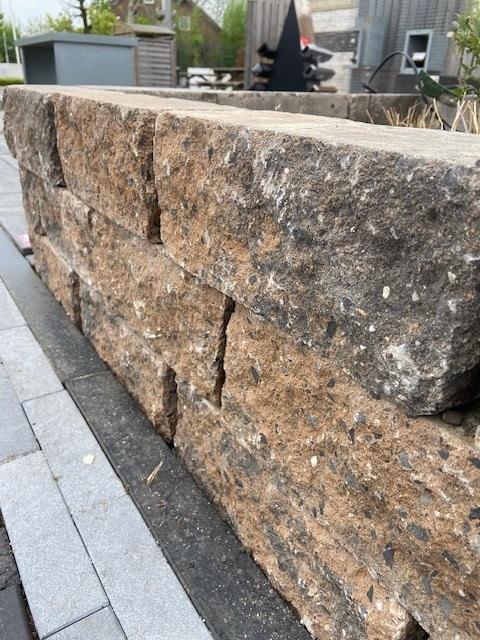 GranuWall New 30x12x12 cm Bronsgenuanceerd