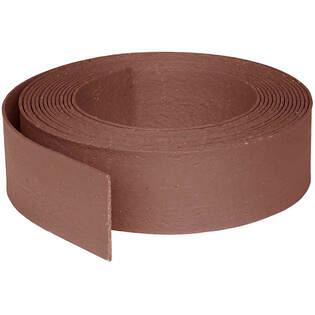 Kantopsluiting Kunststof  15mx14cmx0,7cm.Bruin