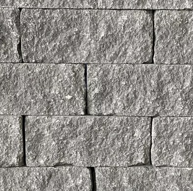 Wallblock Split 12x12x30cm Grijs