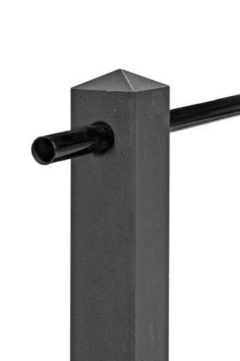 Steigerbuis rond 4,2x300cm Ral 9005