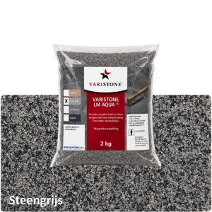 Varistone Voegmiddel LM Aqua Reparatieset Steengrijs 10kg (5 zakjes á 2 kilo)
