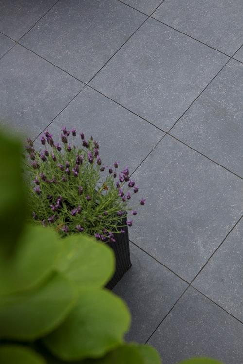 GeoCeramica 2Drive Entree 60x60x6 cm Impasto Negro