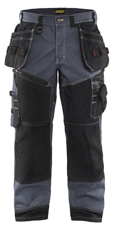 Restpartij Werkbroek X1500 150013709499C54 Grijs-Zwart mt. C54 (verkleurd) OW2018