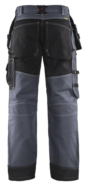 Restpartij Werkbroek X1500 150013709499C54 Grijs-Zwart mt. C54 (verkleurd) OW2018