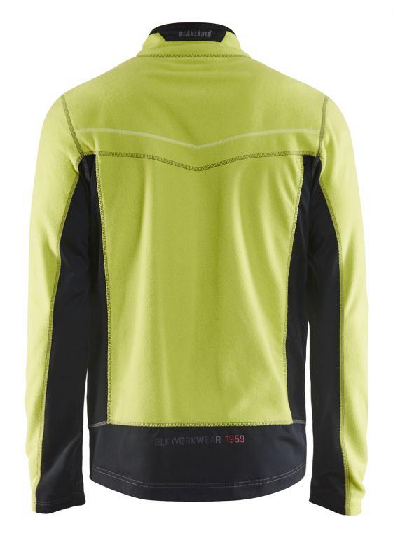 Microfleecevest 499710104399XXL Lime-Zwart mt. XXL