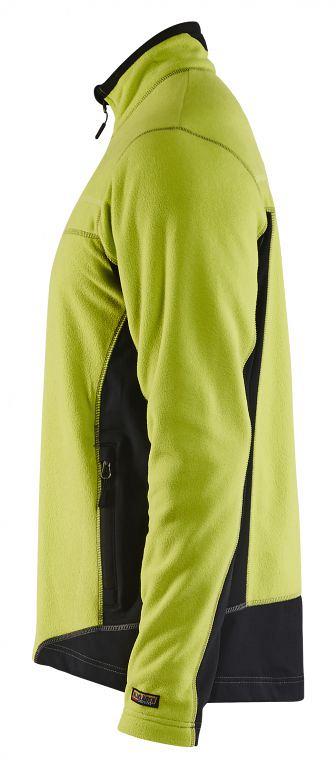 Microfleecevest 499710104399XXL Lime-Zwart mt. XXL