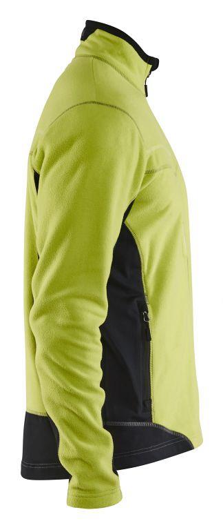 Microfleecevest 499710104399XXL Lime-Zwart mt. XXL