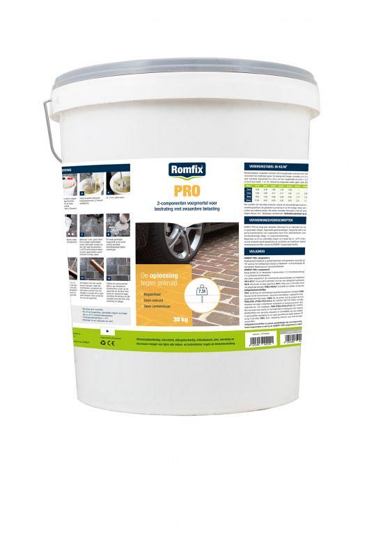 Romfix Pro Voegmiddel 25 kg Steengrijs