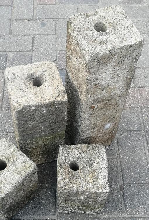 Restpartij Fonteinset3 Graniet Grijs 15x15x 20-35-50cm (Uitlopend) OW2019